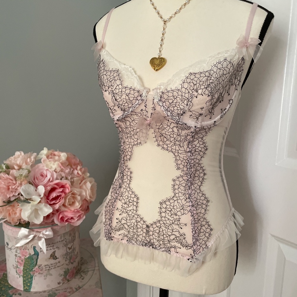 Victorias Secret 2000s Y2K Coquette Corset size 34 C